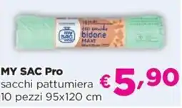 Acqua & Sapone MY SAC Pro sacchi pattumiera 10 pezzi 95x120 cm offerta