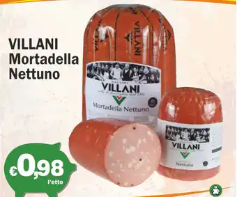 Primo Prezzo VILLANI Mortadella Nettuno offerta