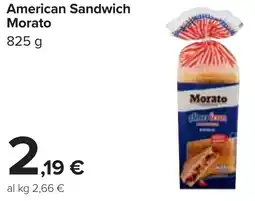 Carrefour American Sandwich Morato 825 g offerta