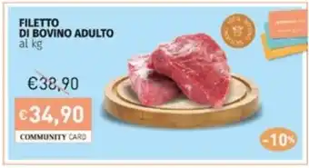 Prezzemolo e Vitale FILETTO DI BOVINO ADULTO offerta