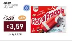 Prezzemolo e Vitale ALGIDA Fior di Fragola x8 gr 408 offerta