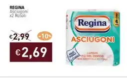 Prezzemolo e Vitale REGINA Asciugoni x2 Rotoli offerta