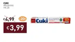 Prezzemolo e Vitale CUKI Alluminio mt 25 offerta
