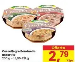 Eurospar Cereallegre Bonduelle assortite 200 g offerta