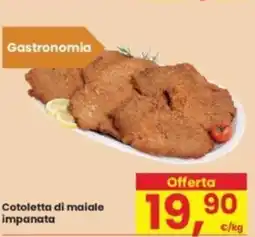 Eurospar Cotoletta di maiale impanata offerta