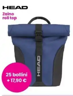 Eurospar HEAD Zaino roll top offerta