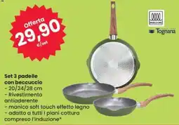 Eurospar Set 3 padelle con beccuccio offerta