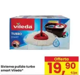 Eurospar Sistema pulizia turbo smart Vileda offerta