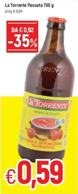 Famila La Torrente Passata 700g offerta