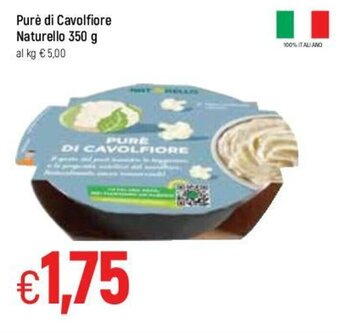 Famila Purè di Cavolfiore Naturello 350g offerta