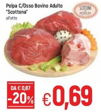 Famila Polpa C/Osso Bovino Adulto "Scottona" offerta