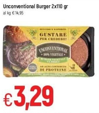 Unconventional Burger 2x110gr