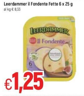 Famila Leerdammer Il Fondente Fette 6x25g offerta