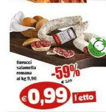 Il Castoro Supermercati Salame offerta