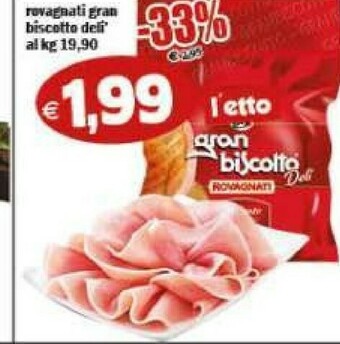 Il Castoro Supermercati Prosciutto cotto offerta