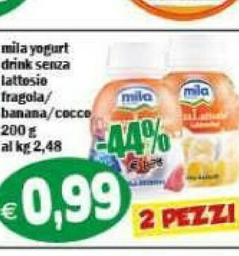 Il Castoro Supermercati Yogurt da bere offerta