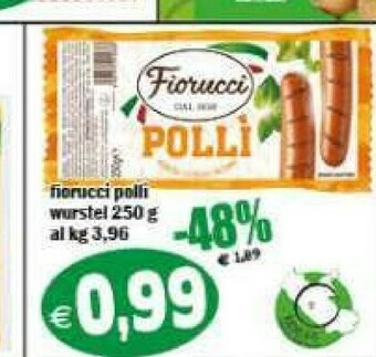 Il Castoro Supermercati Wurstel di pollo offerta
