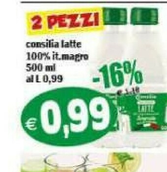 Il Castoro Supermercati Latte parzialmente scremato offerta