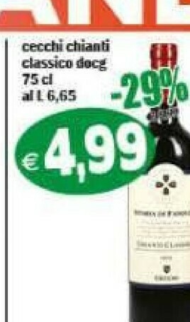 Il Castoro Supermercati Chianti offerta