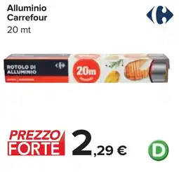 Carrefour Alluminio Carrefour 20 mt offerta
