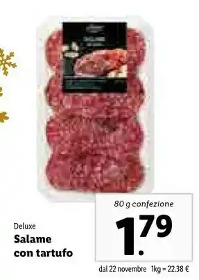 Deluxe salame con tartufo