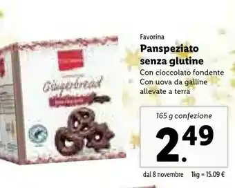 Lidl Panspeziato senza glutine 165 g offerta