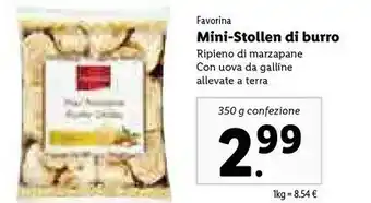 Lidl Mini-stollen di burro offerta