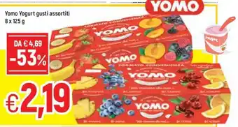Famila Yomo Yugort gusti assortiti 8x125g offerta