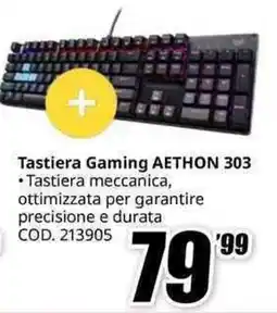 MediaWorld Tastiera Gaming AETHON 303 offerta