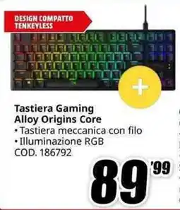 MediaWorld Tastiera Gaming Alloy Origins Core offerta