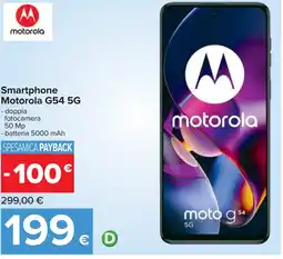 Carrefour Smartphone Motorola G54 5G offerta