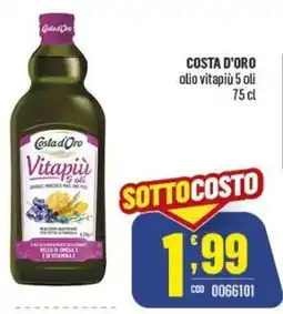Gruppo di Palo COSTA D'ORO olio vitapiù 5 oli 75cl offerta