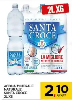 Interspar ACQUA MINERALE SANTA CROCE 2Lx6 offerta