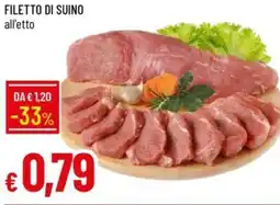 Galassia FILETTO DI SUINO all'etto offerta