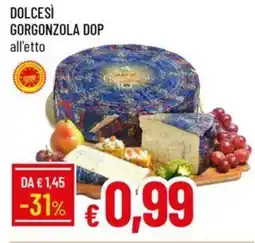 DOLCESÌ GORGONZOLA DOP all'etto