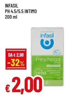 Famila INFASIL PH 4.5/5.5 INTIMO 200 ml offerta