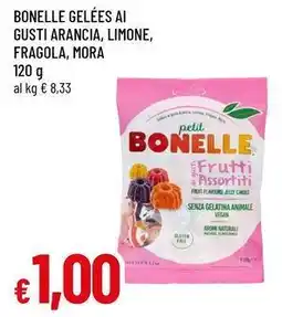 Famila BONELLE GELÉES AI GUSTI ARANCIA, LIMONE, FRAGOLA, MORA offerta