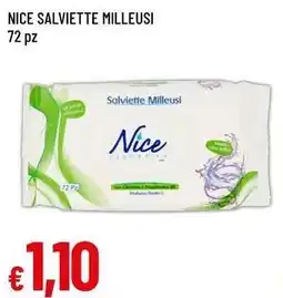 Famila Superstore NICE SALVIETTE MILLEUSI 72 pz offerta