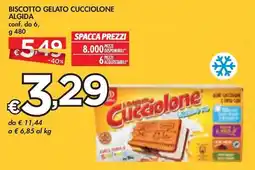 Bennet BISCOTTO GELATO CUCCIOLONE ALGIDA conf. da 6 offerta