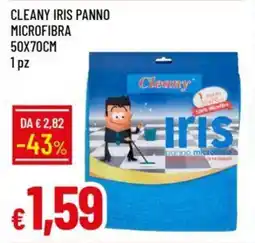 CLEANY IRIS PANNO MICROFIBRA 50X70CM 1pz