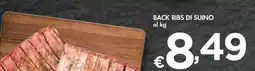 Bennet BACK RIBS DI SUINO offerta