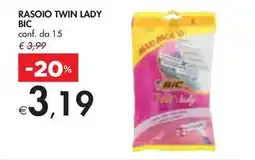 Bennet RASOIO TWIN LADY BIC conf. da 15 offerta