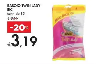 Bennet RASOIO TWIN LADY BIC conf. da 15 offerta