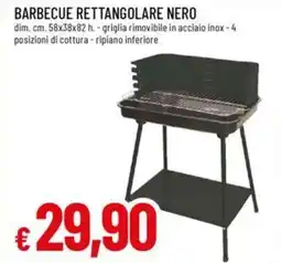 BARBECUE RETTANGOLARE NERO
