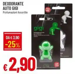 DEODORANTE AUTO GIGI Profumazioni Assortite