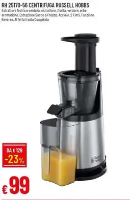 Galassia RH 25170-56 CENTRIFUGA RUSSELL HOBBS offerta