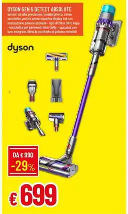 Galassia DYSON GEN 5 DETECT ABSOLUTE offerta