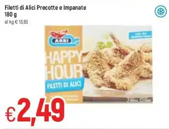 Famila Filetti di Alici Precotte e Impanate 180g offerta