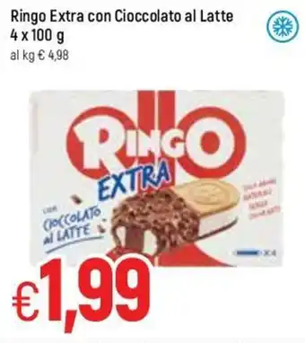 Famila Ringo Extra con Cioccolato al Latte 4x100g offerta