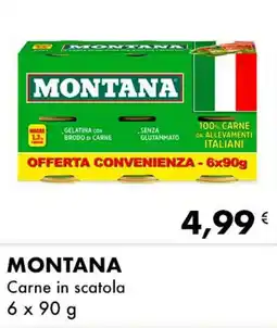Iper Tosano MONTANA Carne in scatola 6 x 90 g offerta
